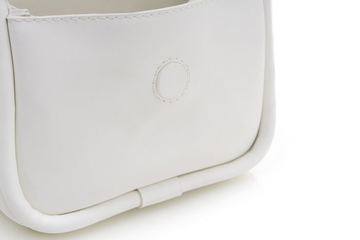 Vince Camuto Bolso Como - White Blanco Piel de Polivinilo 19x15x9 cm